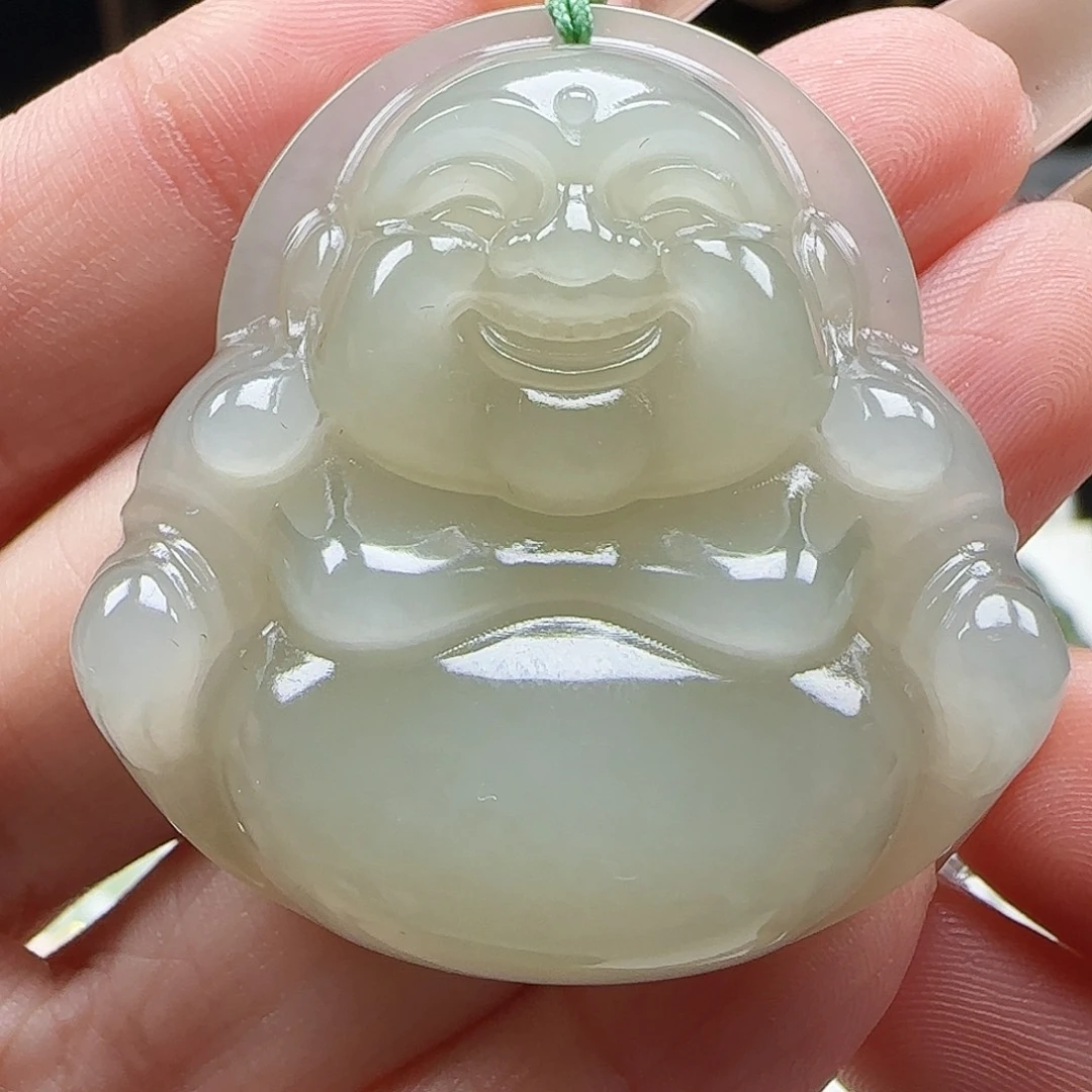 和田玉未镶嵌吊坠(赠链)