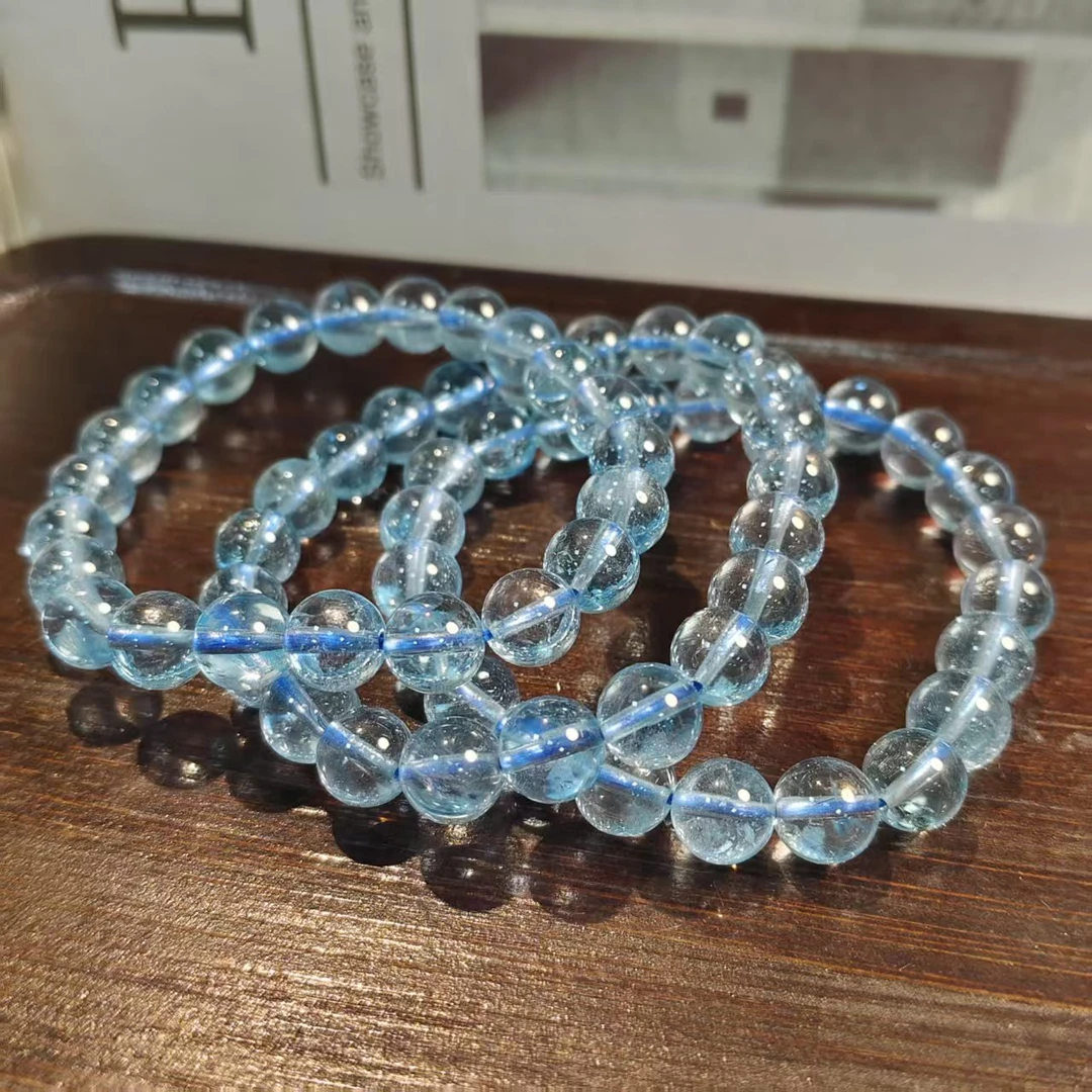 【书记甄选】天然托帕石单圈手链 多样式发一件 约8mm XL3653