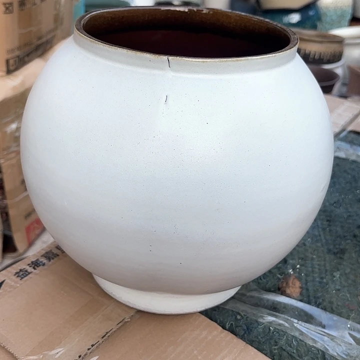 紫砂茶碗白球瑕疵不挑口径 18高度24