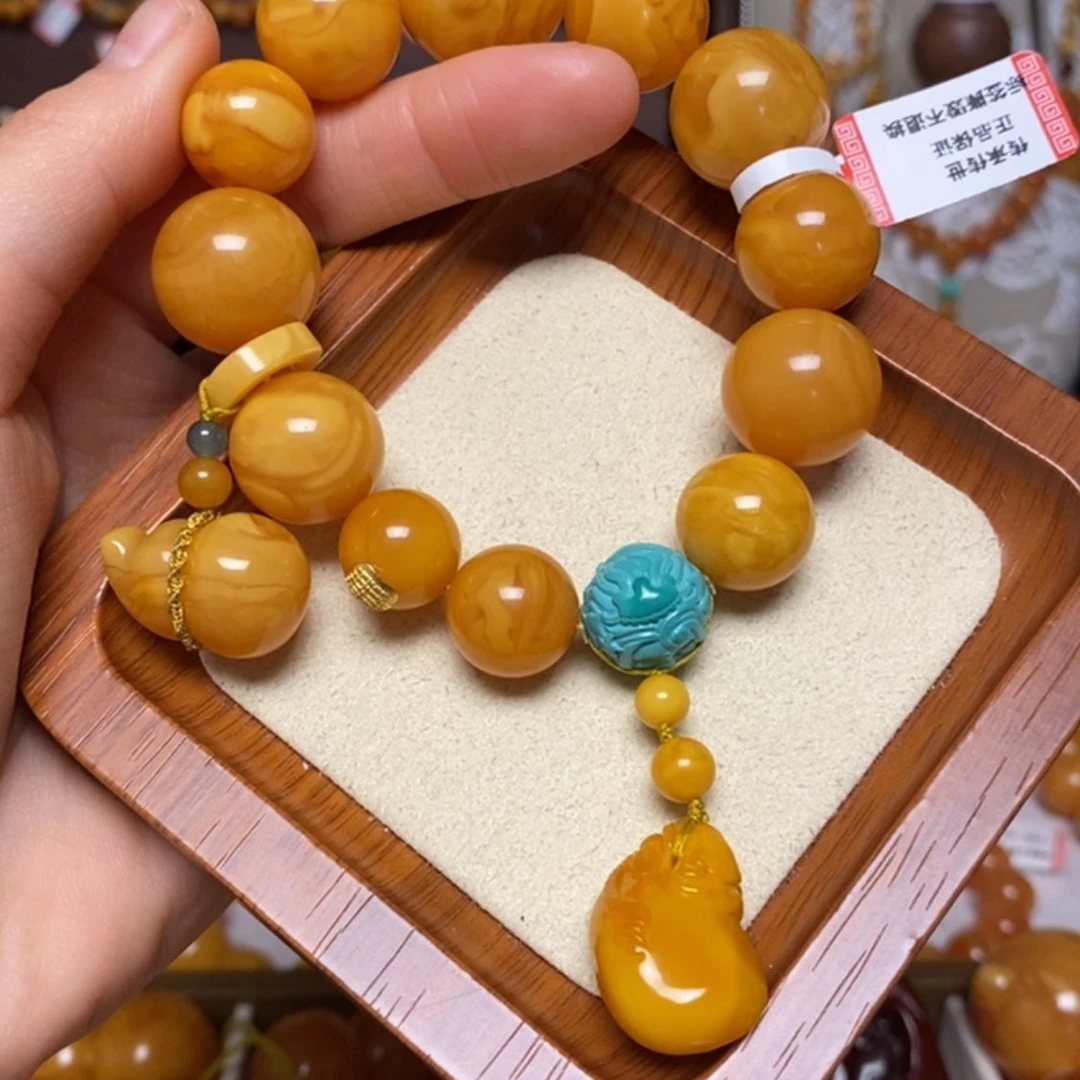 【闪购商品】手链蜜蜡未镶嵌手串