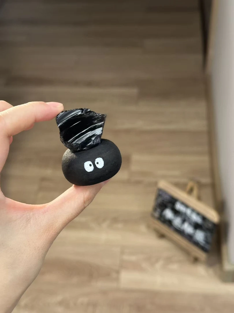 水晶小豆丁可爱小黑蛋