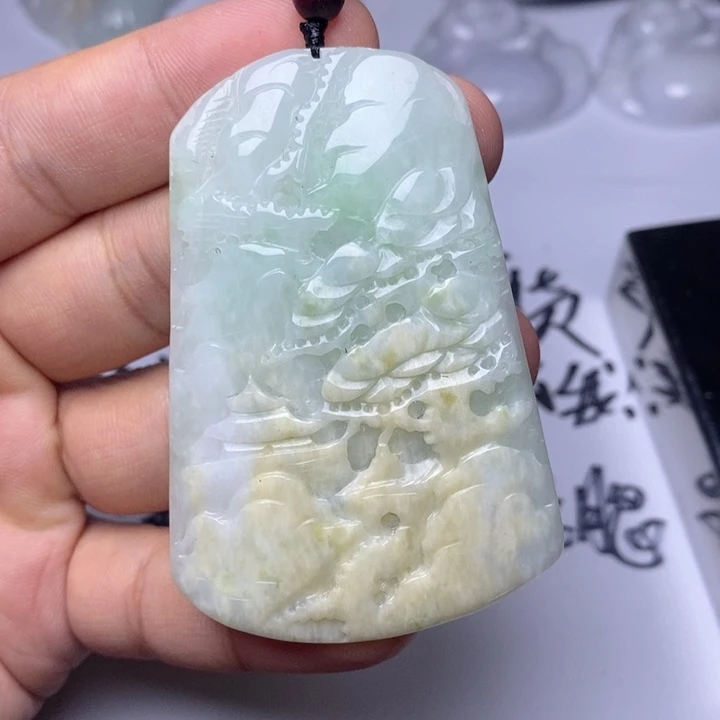 颈饰未镶嵌翡翠翡翠