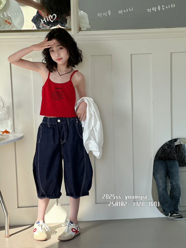 儿童单宁弯刀牛仔裤182