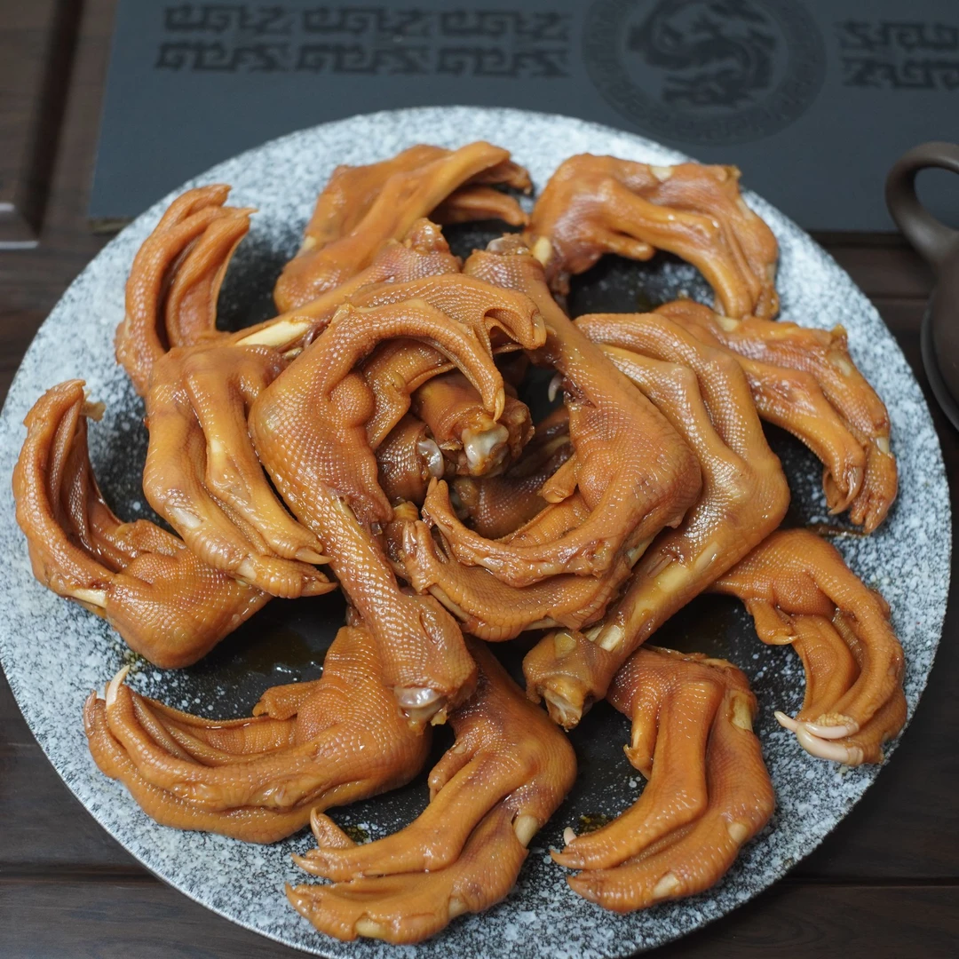 卤香鹅爪休闲零食开袋即食鹅爪解馋追剧美味