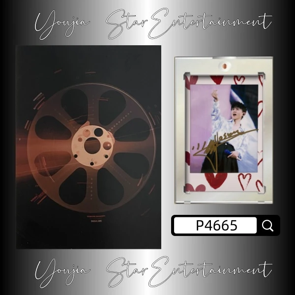P4665【张杰】正品拍立得照片 爱心边框