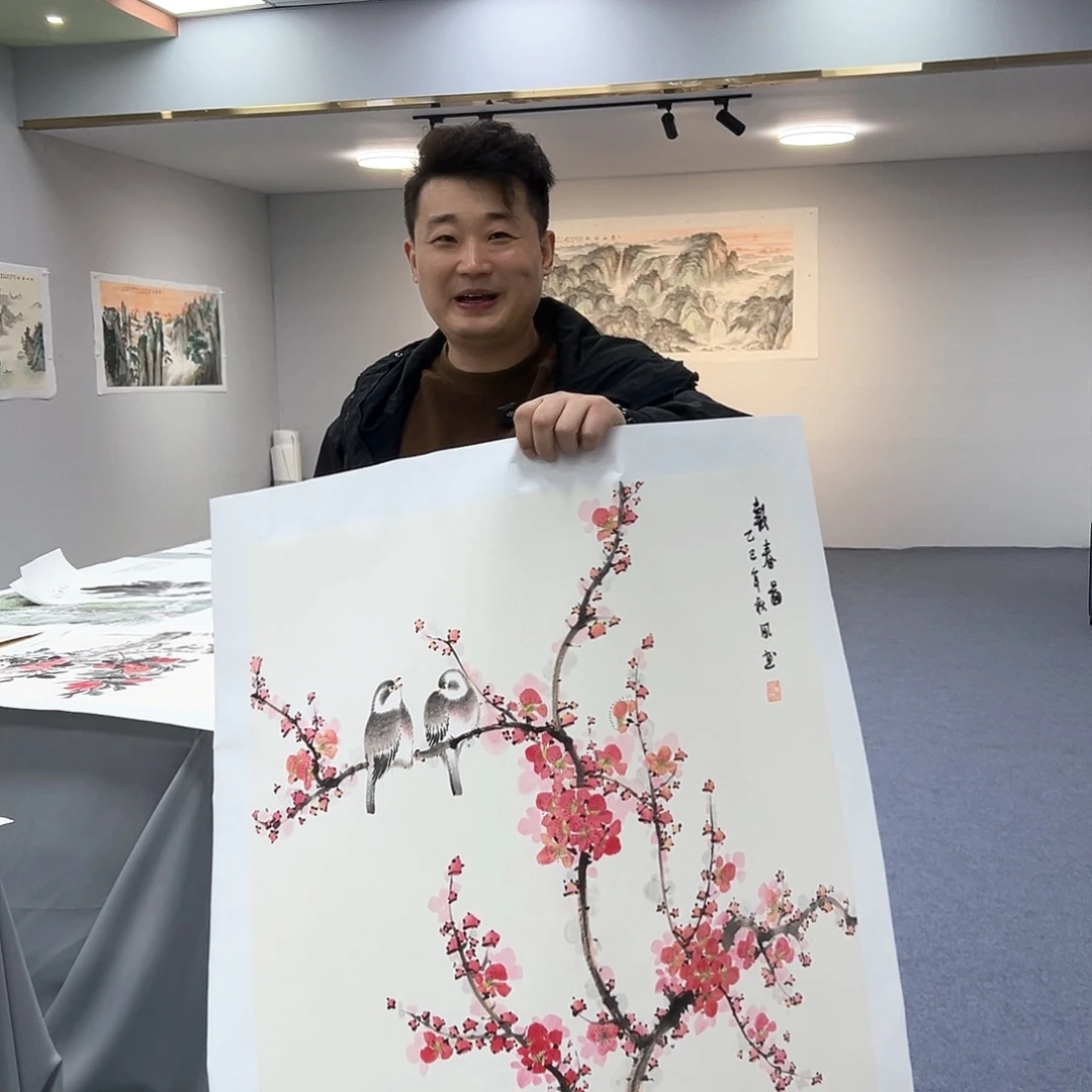 国画国画作品宣纸纯手绘