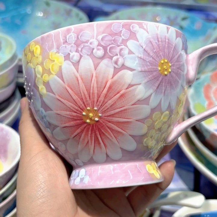 *****濑户烧繁花庄园早餐杯