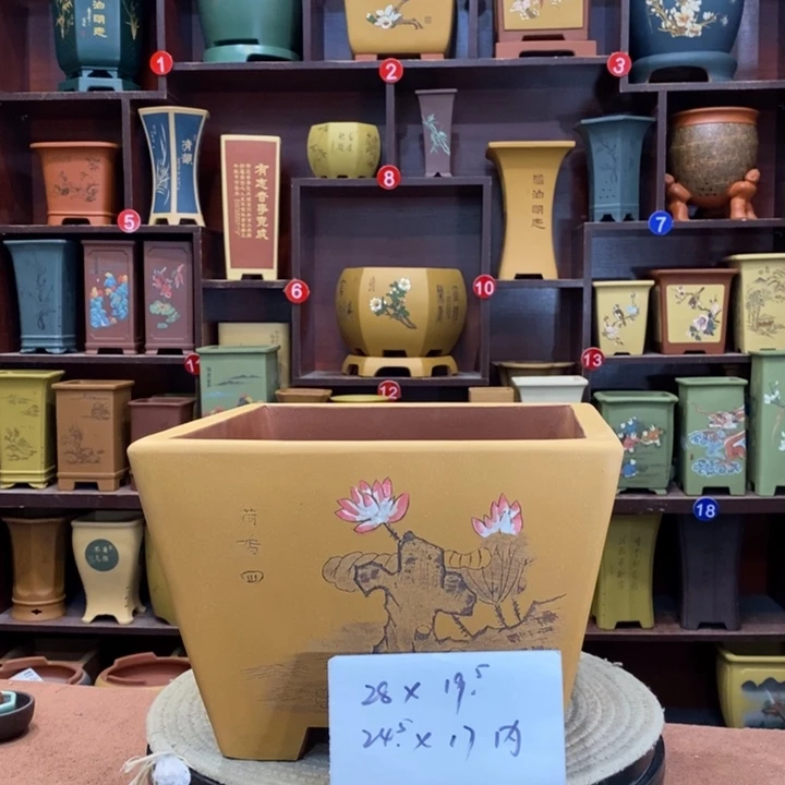 紫砂花盆紫砂花盆