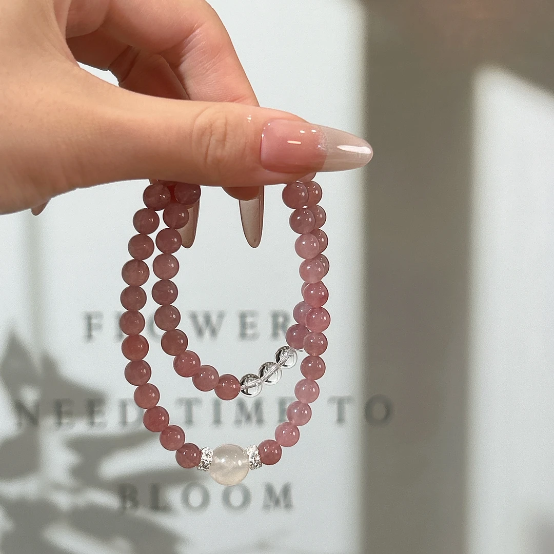 【酒酿梅子】天然水晶原创小众设计