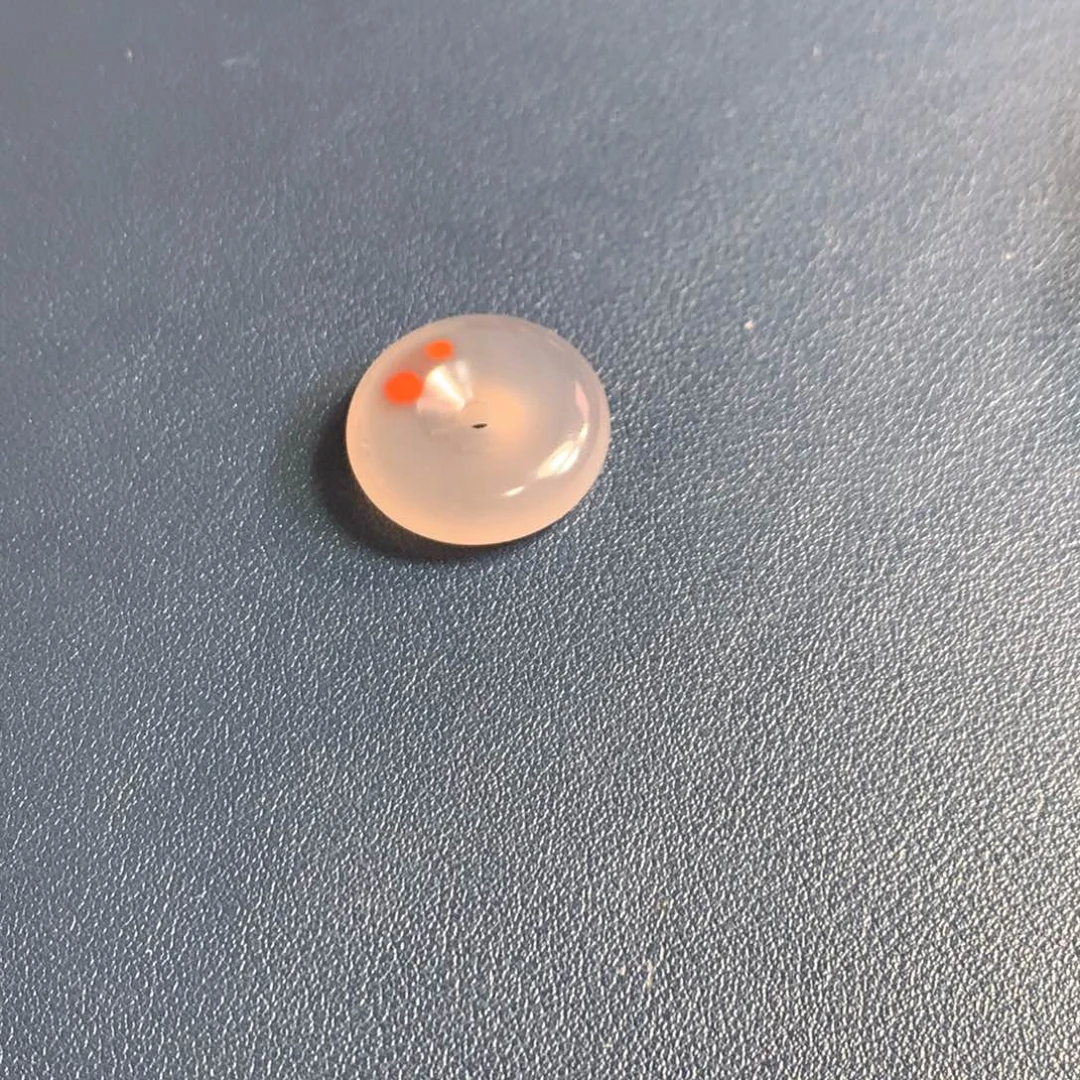 颈饰未镶嵌南红玛瑙保山原矿南红白冰平安扣卡24+