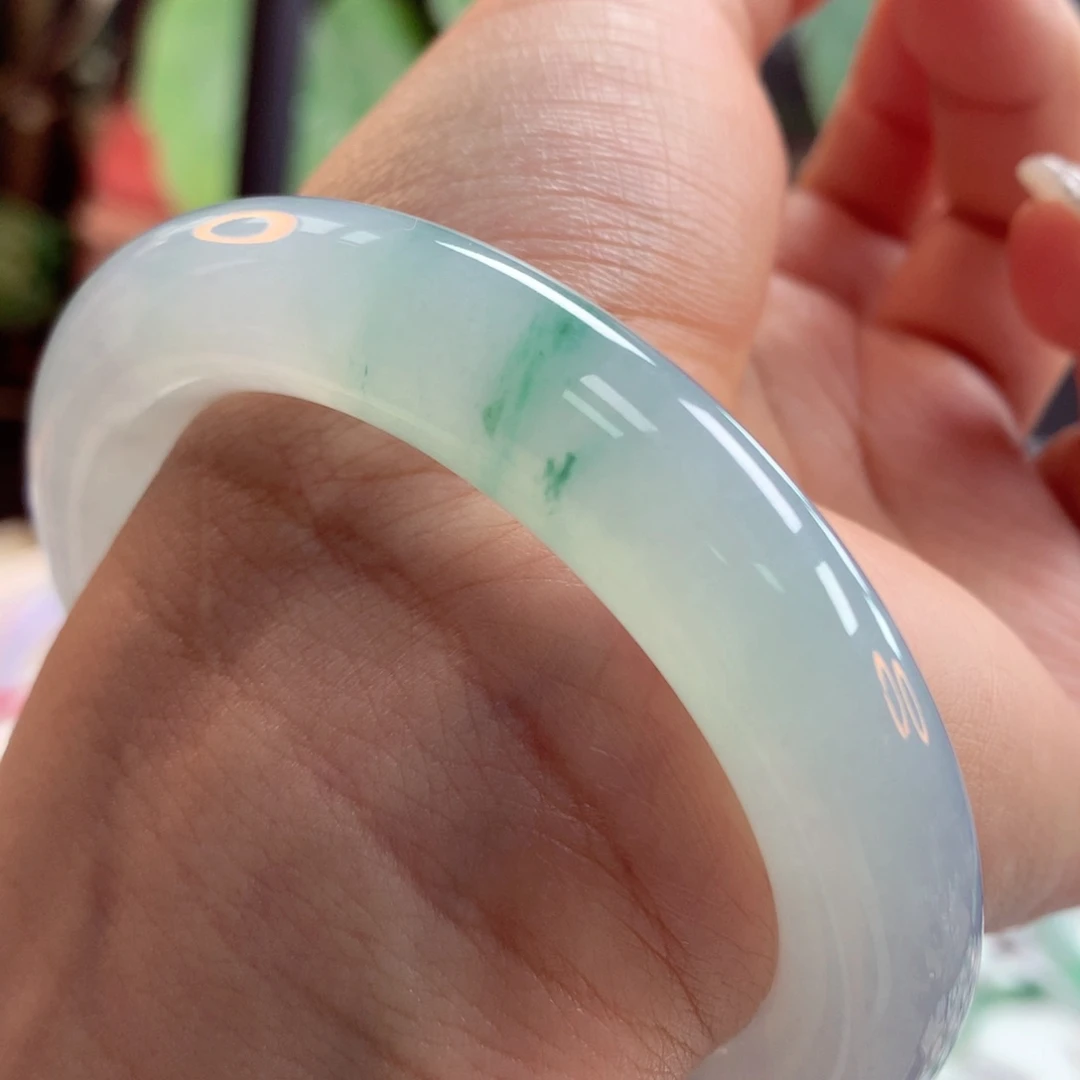 翡翠手镯未镶嵌56圆20号88