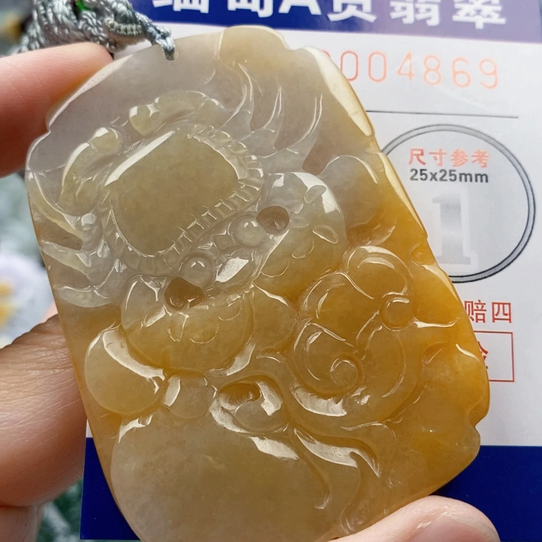 醉***龙吊坠(不含链)未镶嵌翡翠