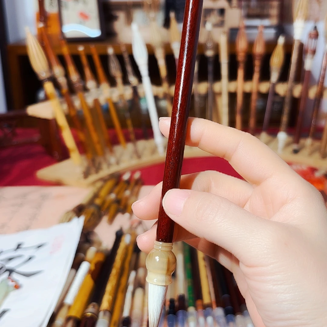 闪8(红檀牛角狼羊兼出锋3.7口径0.9)