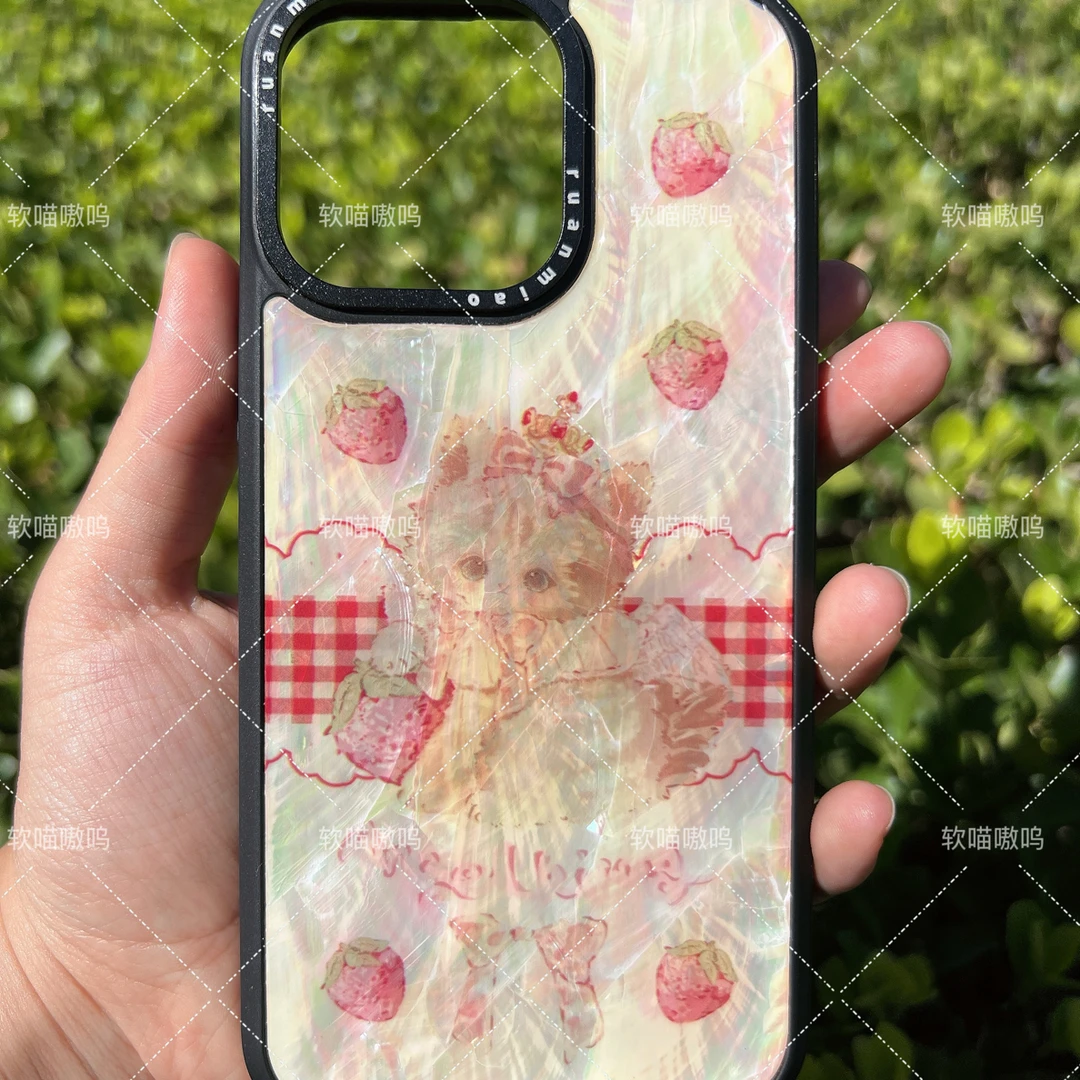 天然贝母壳手机壳适用苹果系列手机壳