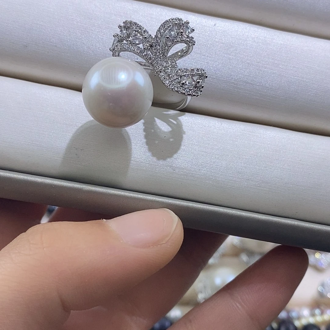未镶嵌戒指淡水珍珠14.3mm