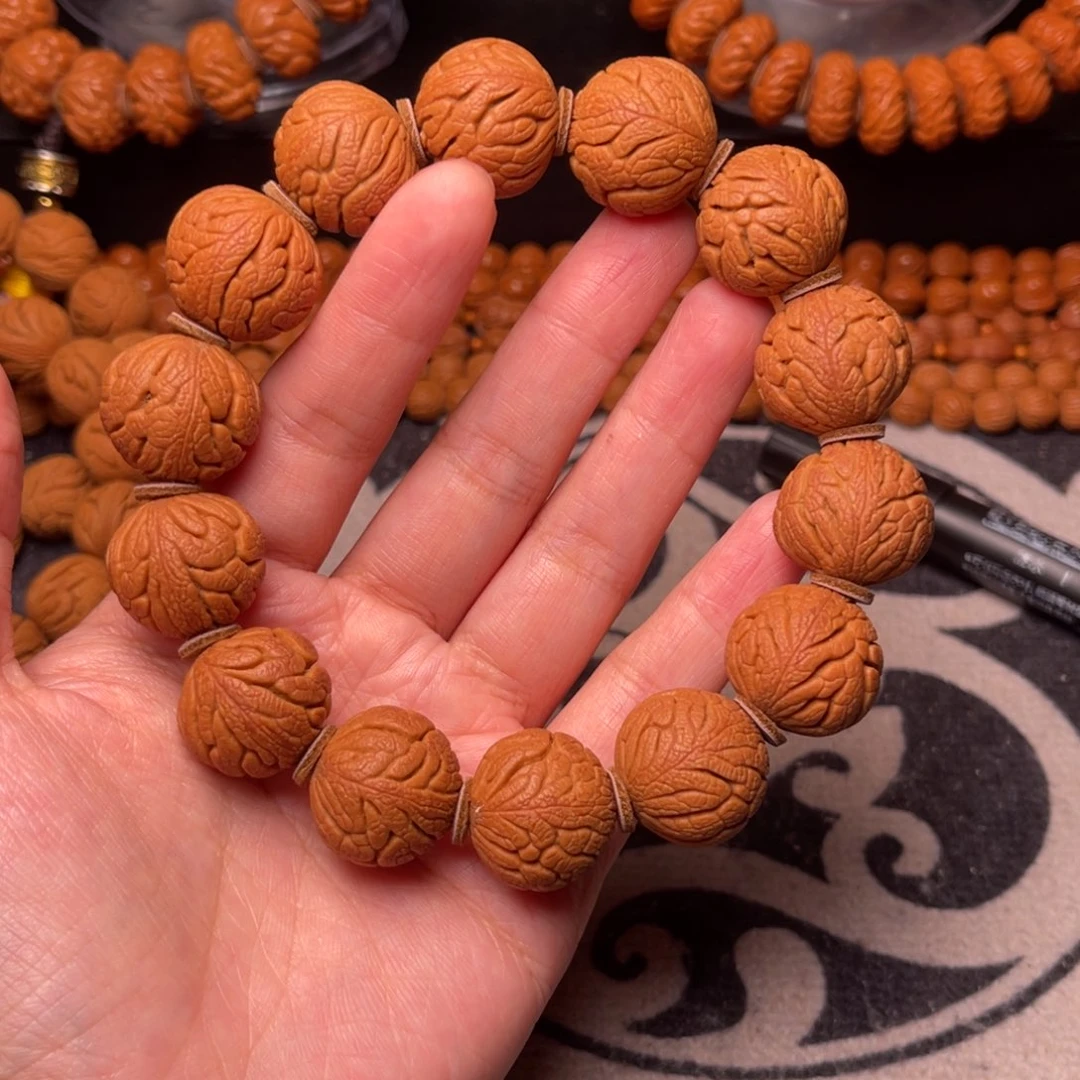 手串桃核龙纹铁将军18