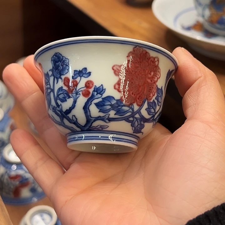 臻玉古坊原矿孔雀石釉里红