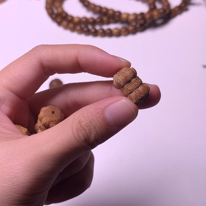 檀香木手串/手链檀香双莲花