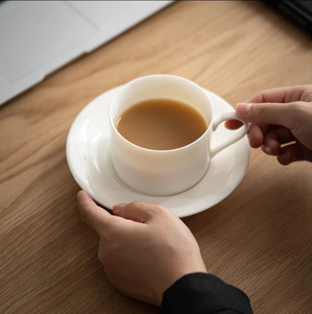 壹品陶瓷高品质骨瓷大奥杯碟咖啡杯