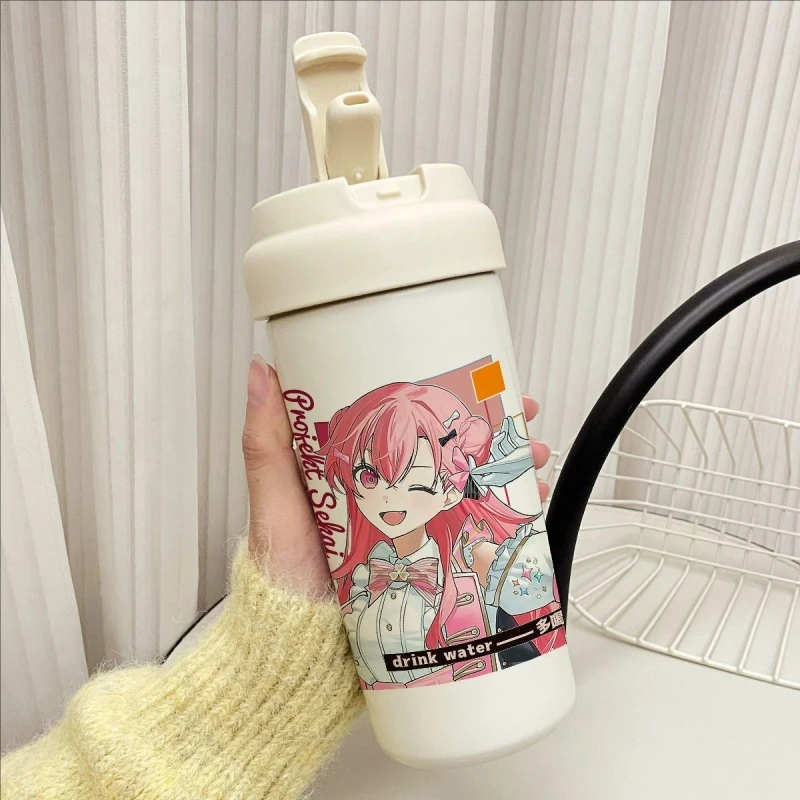 吸管杯学生可爱风卡通保温杯便携可上飞机02