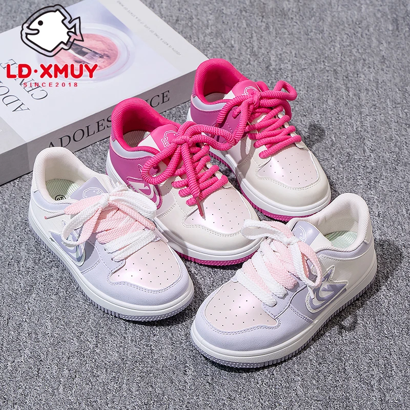 2025春秋季新款 板鞋女童男童百搭春季中大童秋季儿童节学生小白