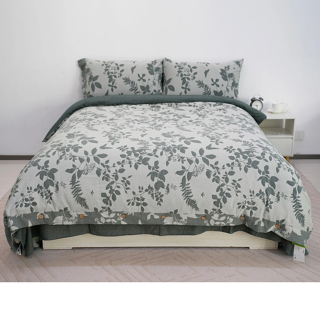 （郁匆年华）200cm*230cm 高端纯棉柔软保暖可机洗大豆被