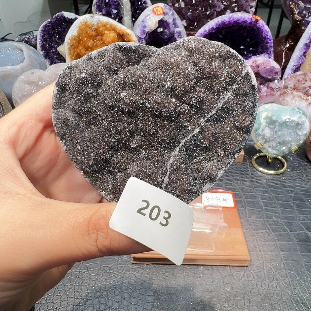 珠宝半成品紫晶未镶嵌