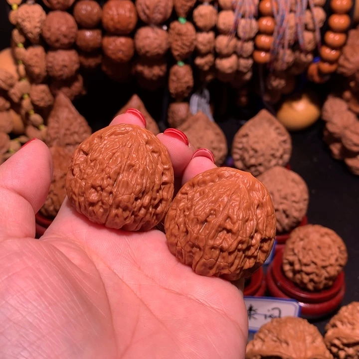 核桃手串/手链35尺一抹红