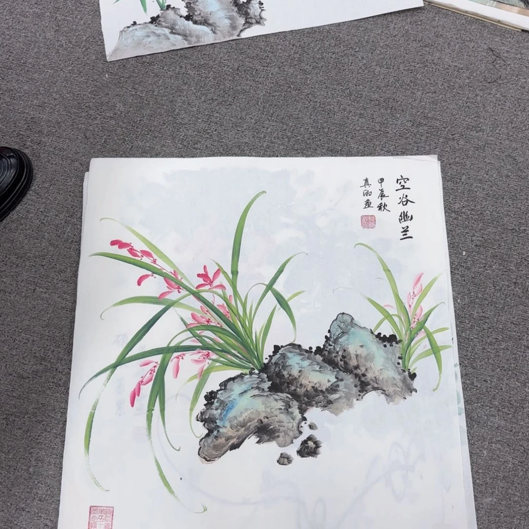 国画国画作品多次