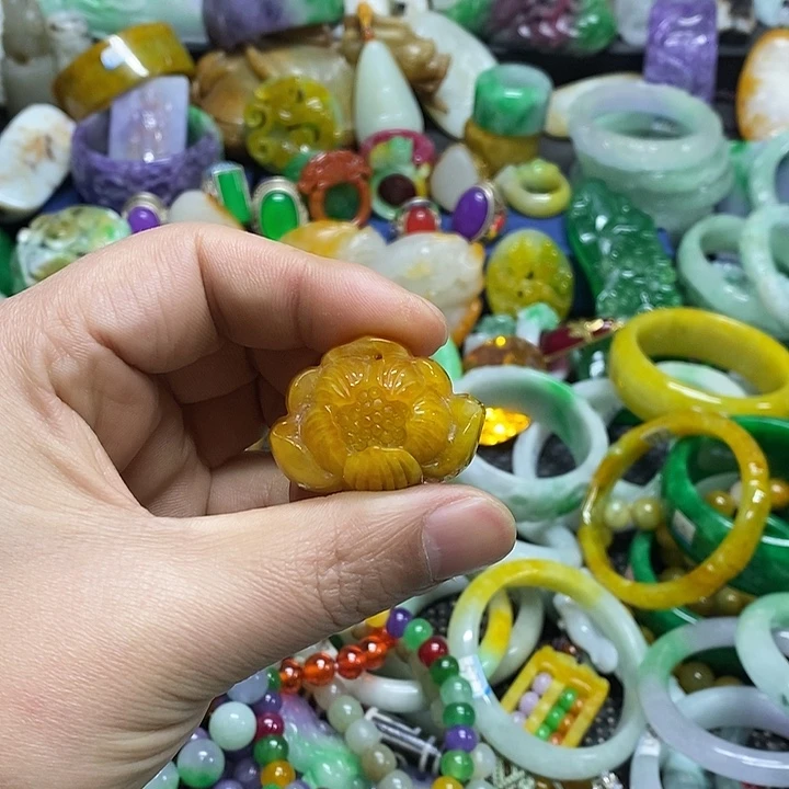 颈饰未镶嵌翡翠缅甸翡翠首饰配饰