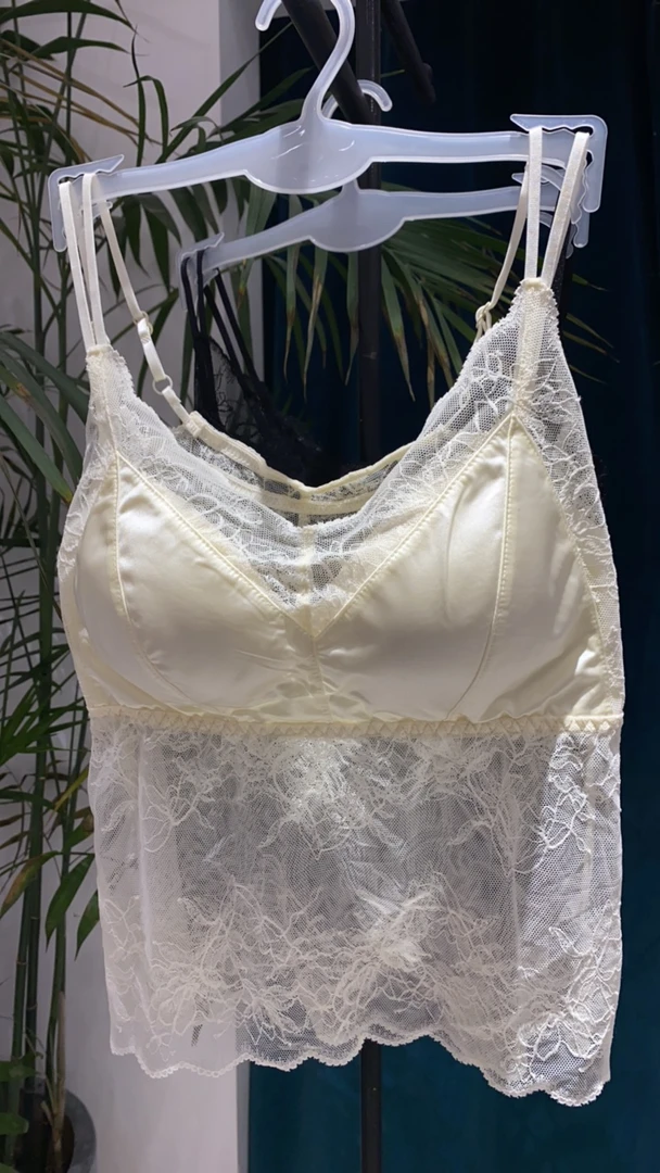 蕾丝吊带背心女美背设计舒适修身性感内搭上衣