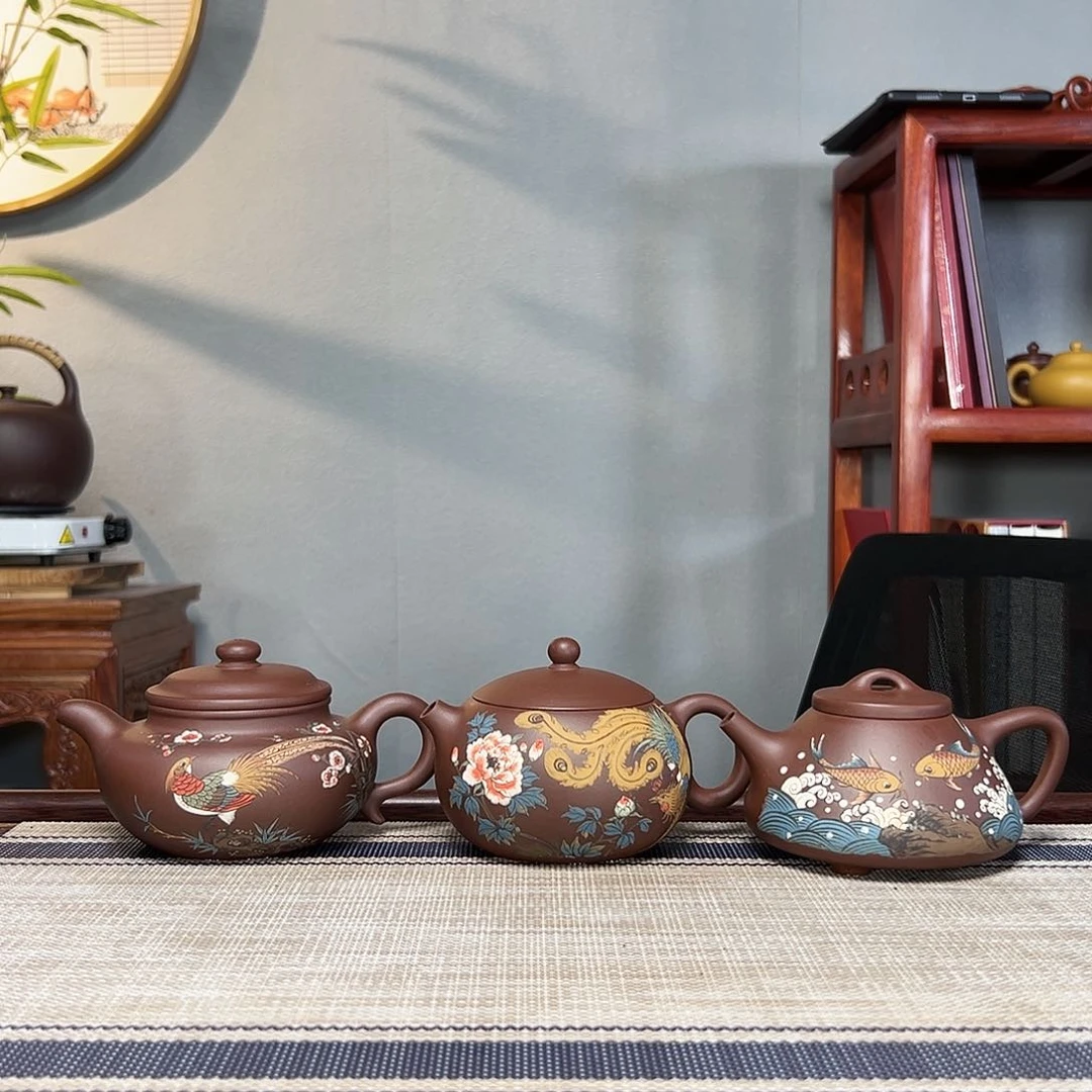 茶壶紫砂正品国工三选一