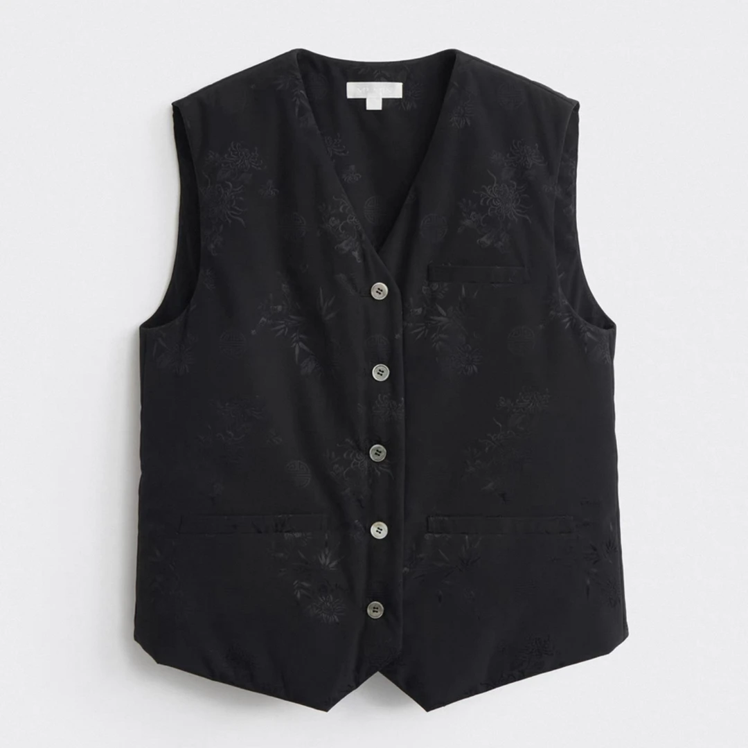 MsMIN V003512提花绗棉马甲