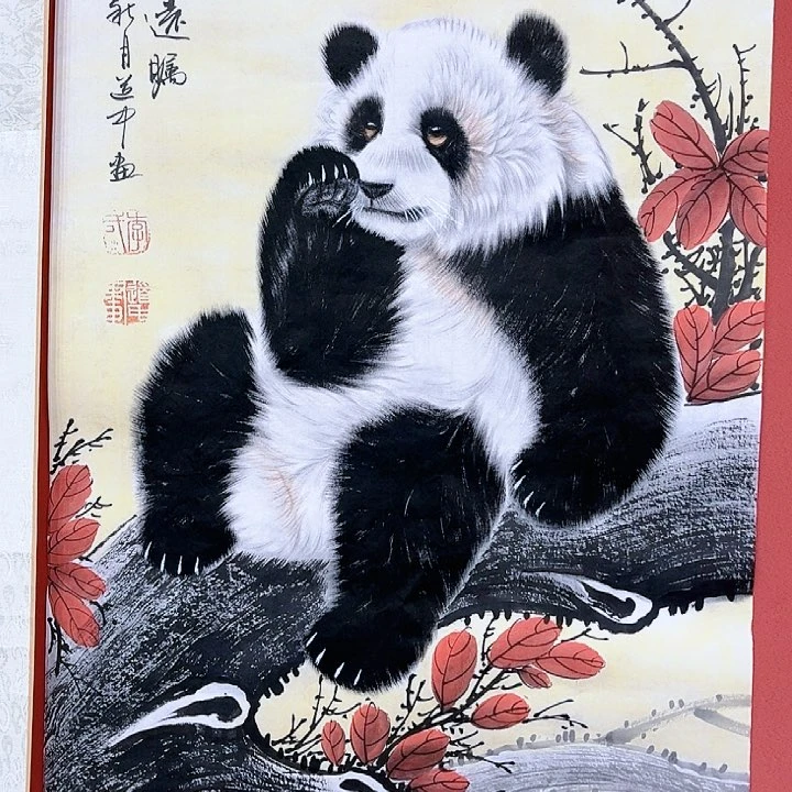 国画张*鸣李道中老师国画作品朵 