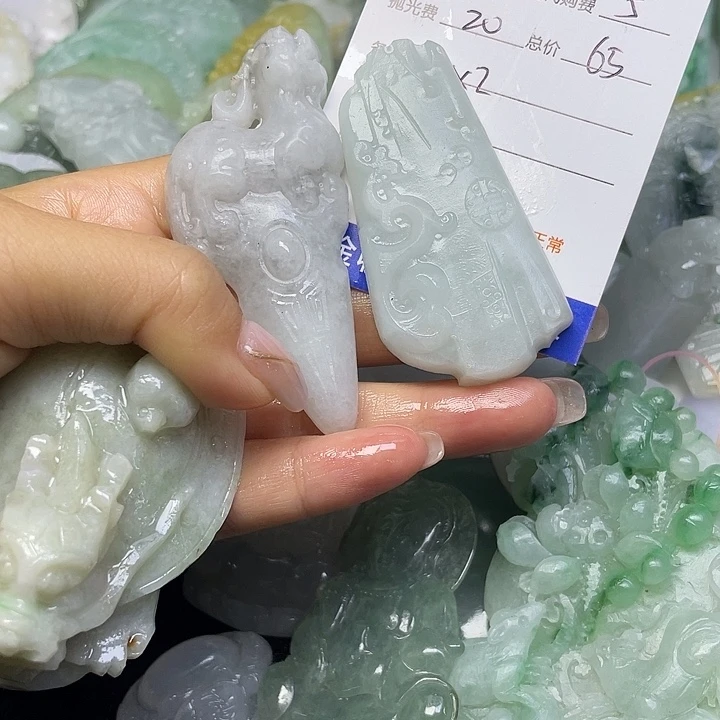 梦***儿定制翡翠未镶嵌无