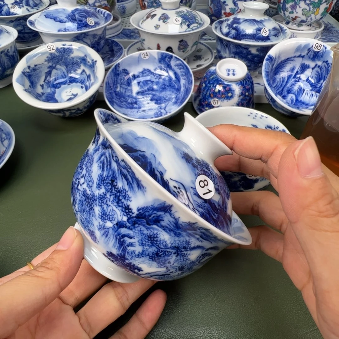 景德镇纯手工纯手绘茶具木木81
