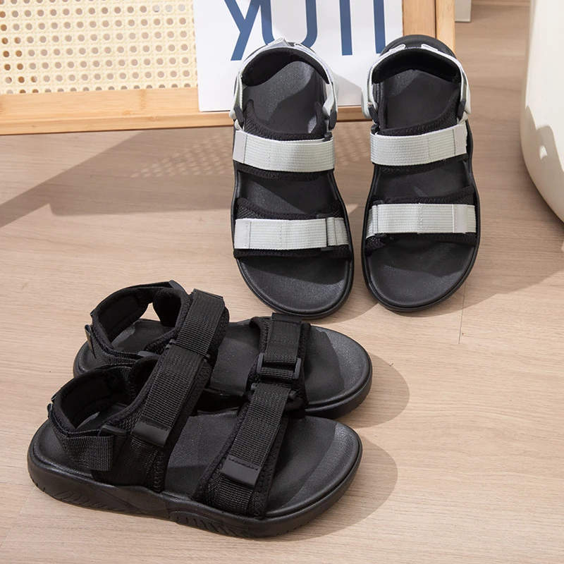 凉鞋女韩版新夏季仙女风外穿沙滩鞋两穿平底防滑百搭高颜值拖鞋男