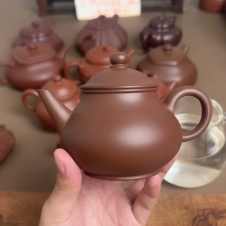 茶壶紫砂半手工 芭乐水平 220cc