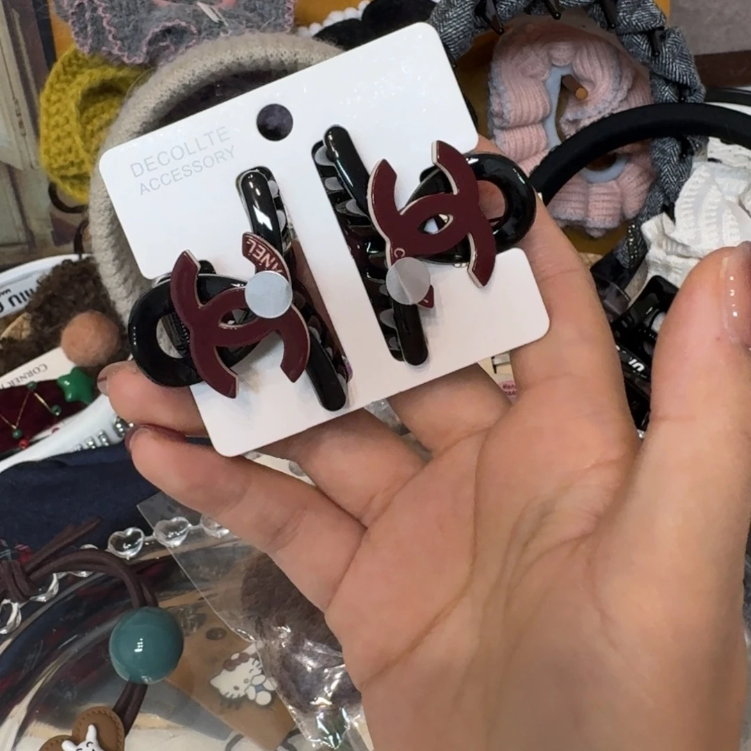 布艺铁合金香香刘海抓夹