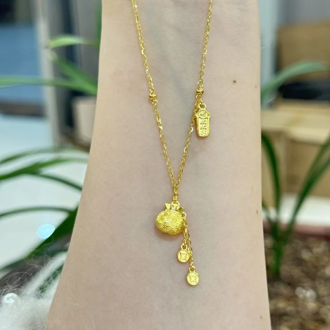 X【福袋上上签套链】足金999精工5G套链