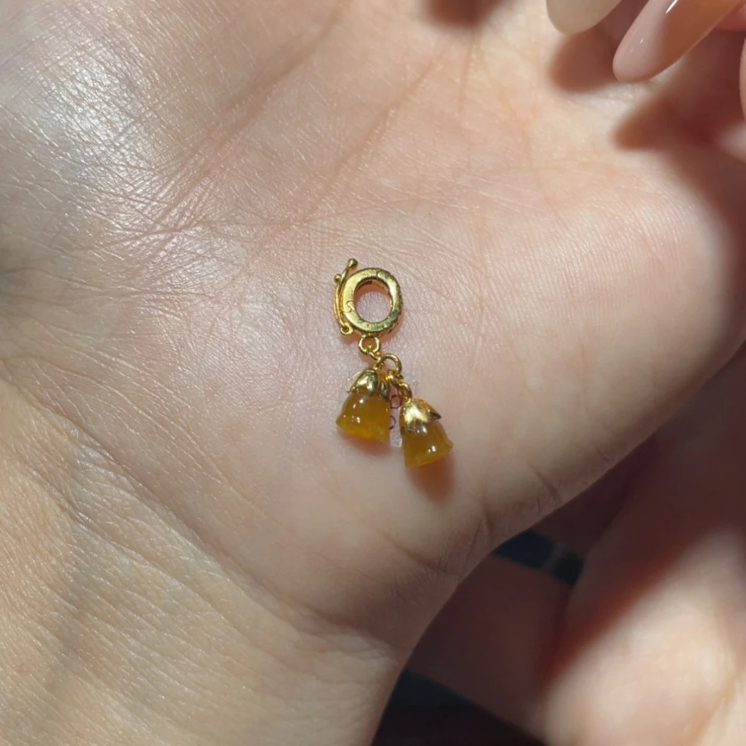 【闪购商品】翡翠18K金镶嵌颈饰