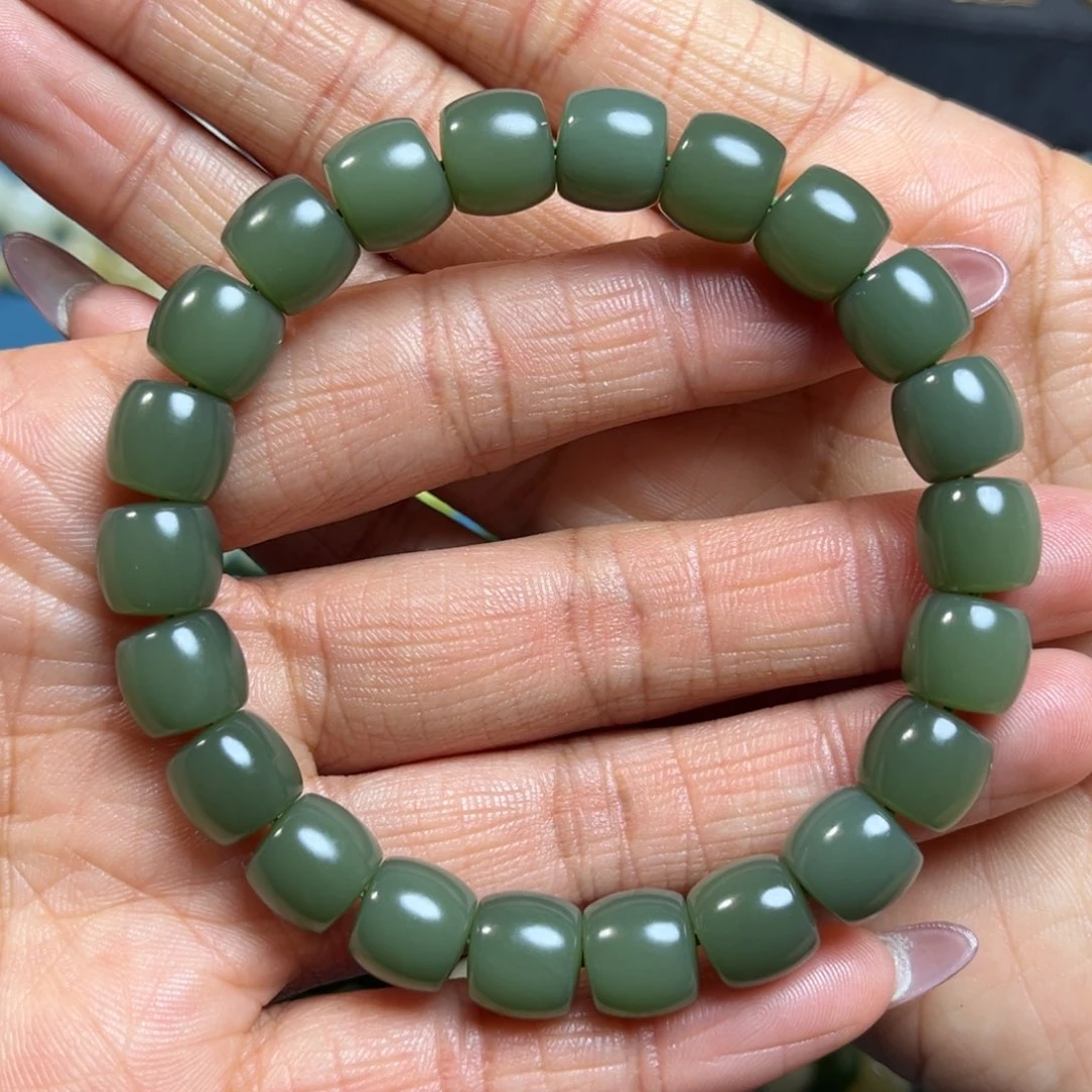 和田玉手串卡10未镶嵌