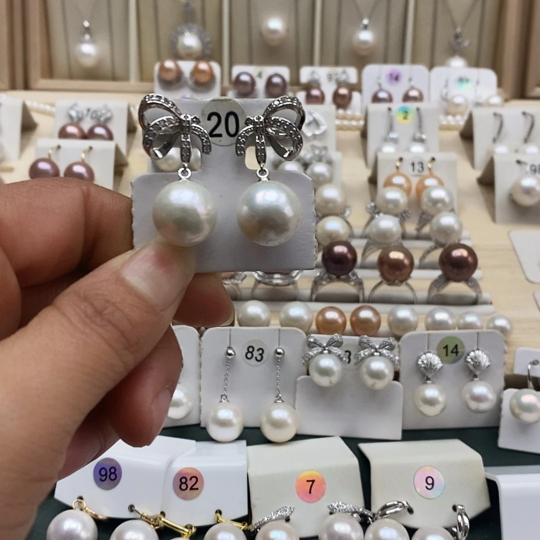 淡水珍珠颈饰银S925镶嵌