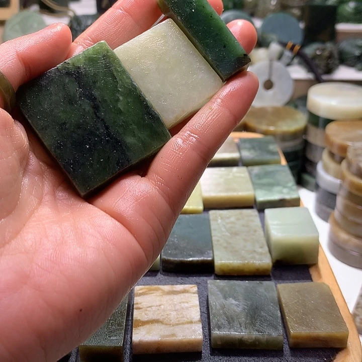 先***工和田玉未镶嵌珠宝半成品