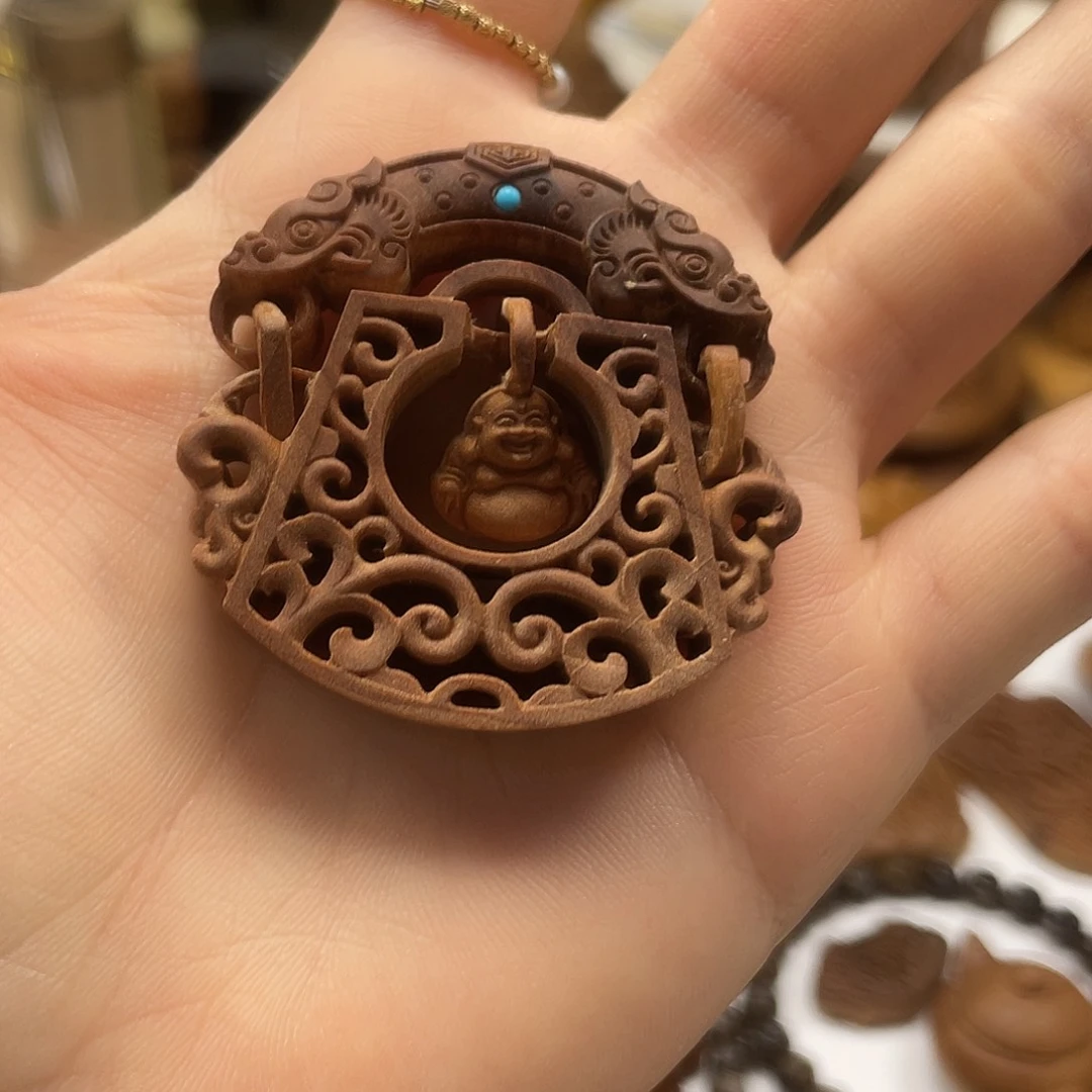 檀香木弥勒沉水老山檀香