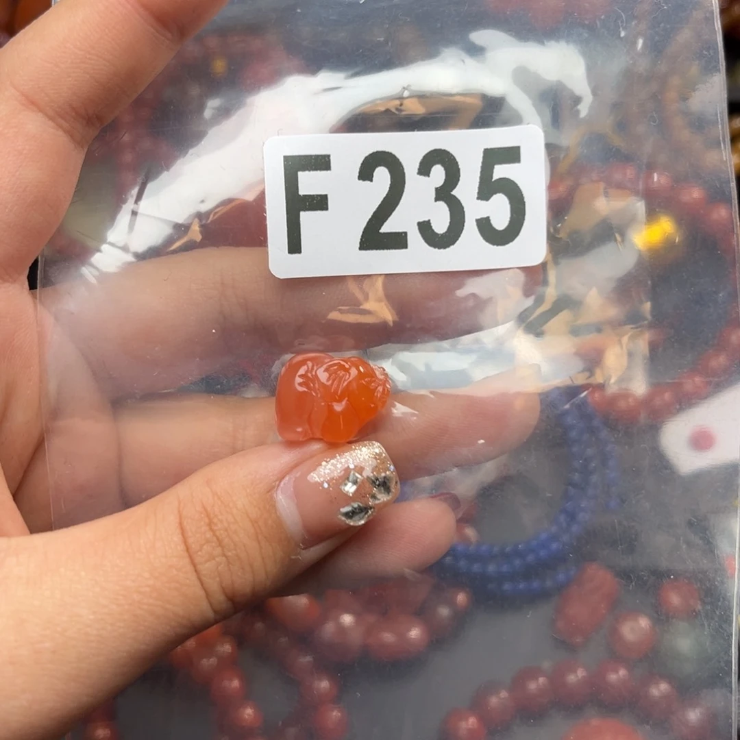 南红玛瑙珠宝奇石9K金镶嵌