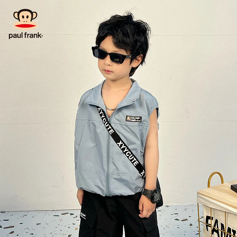 大嘴猴童装夏季无袖衬衫35054231401B