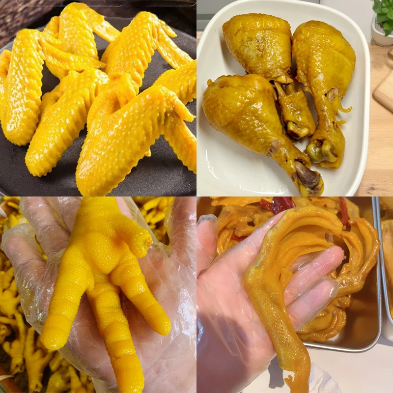 梅州客家特产盐焗鸡翅爪鸭爪鸡腿开袋即食解馋追剧零食鸡爪