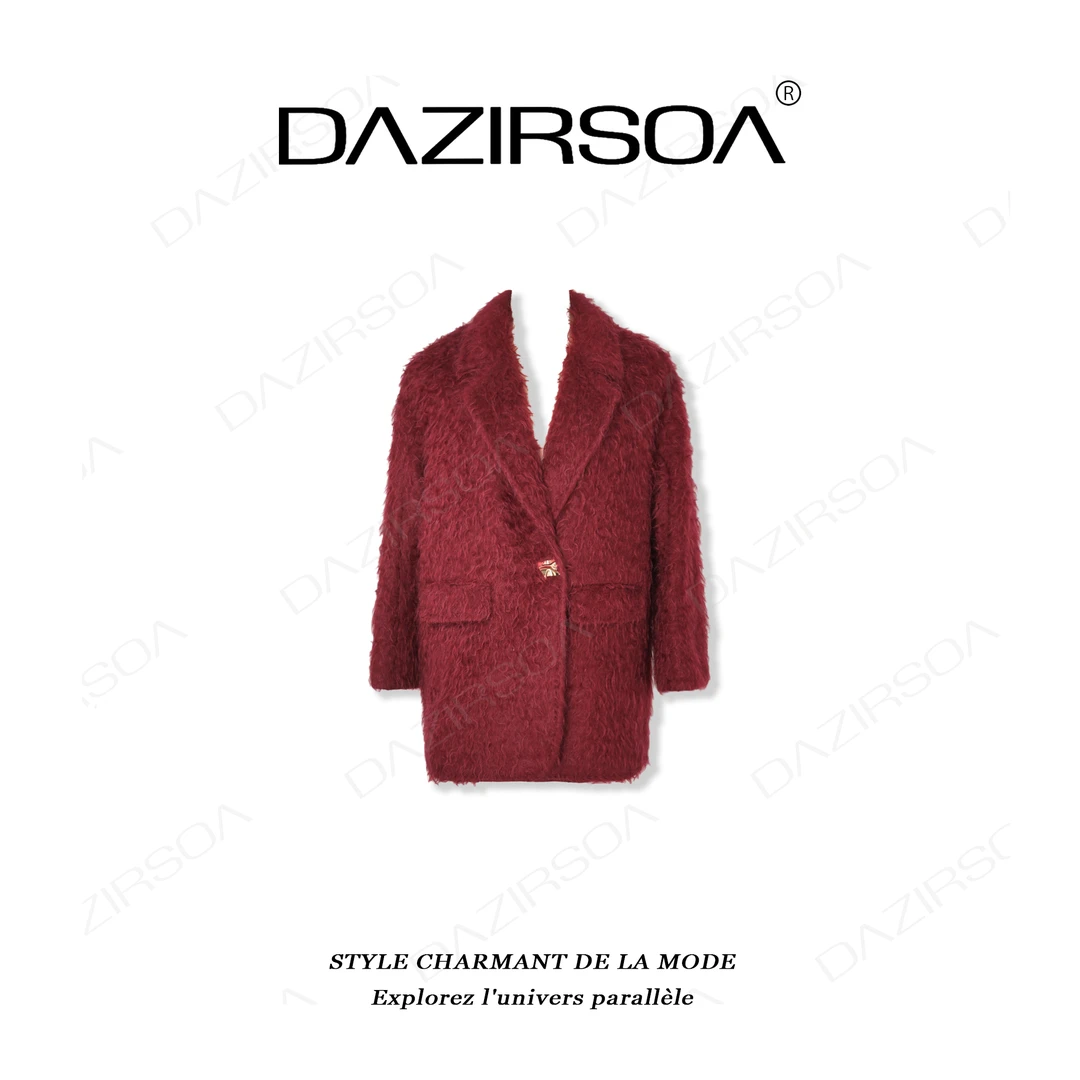 “焕见新意”时尚百搭复古洋气大衣外套 W373