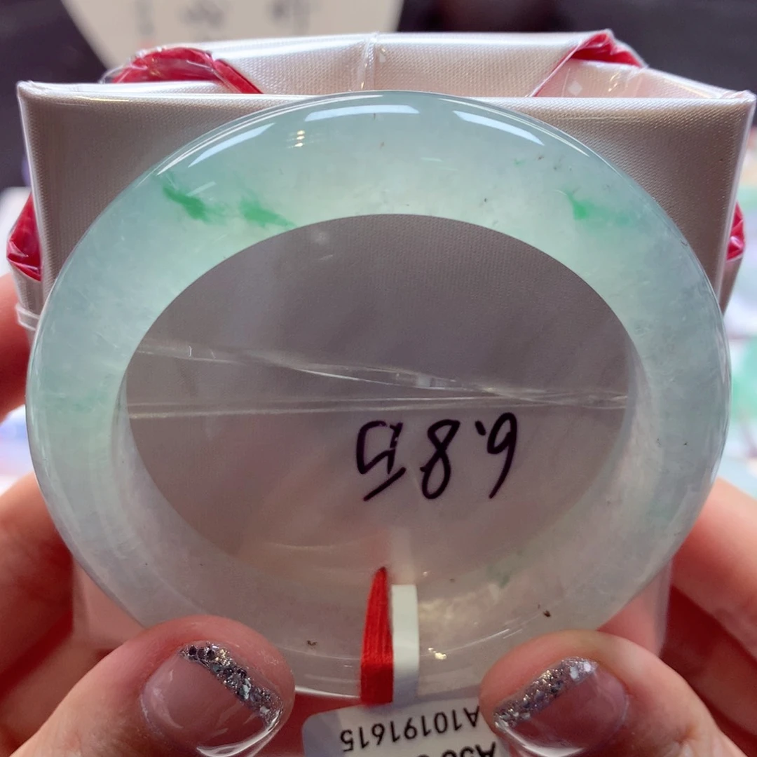 翡翠手镯未镶嵌17号正圈77